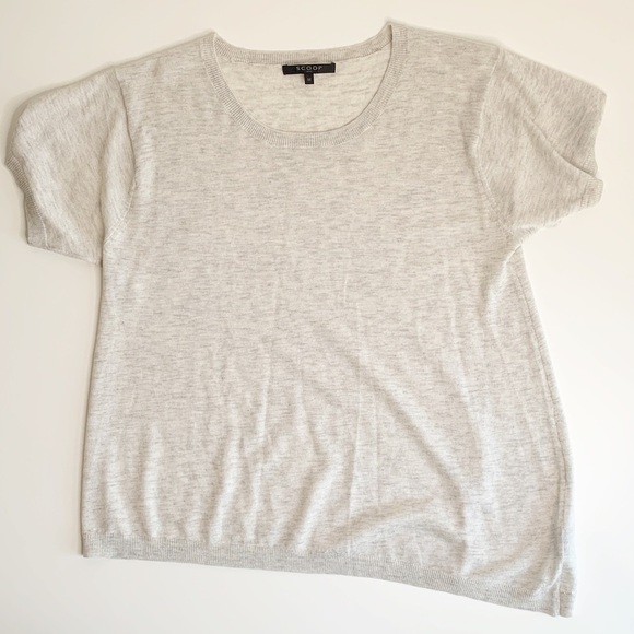 SCOOP NYC CREAM WOOL PULLOVER SWEATER - Picture 3 of 6